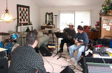 Daniel Amos rehearsing new songs in 2000